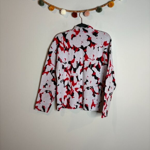 Anthropologie Lizzy Mock Neck Patterned Sweater - Picture 6 of 6